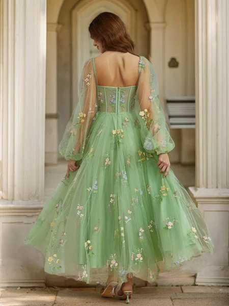 A-Line/Princess Tulle...
