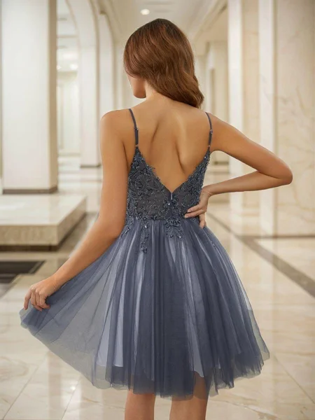 A-Line/Princess Tulle...