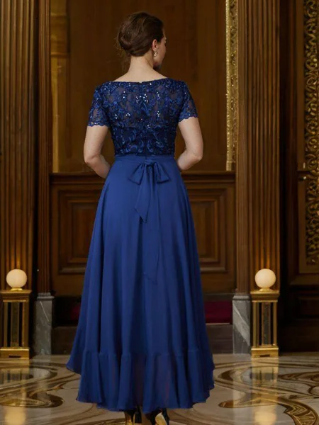 A-Line/Princess Chiffon...