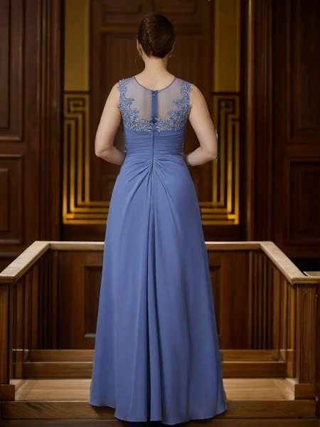 A-Line/Princess Chiffon...