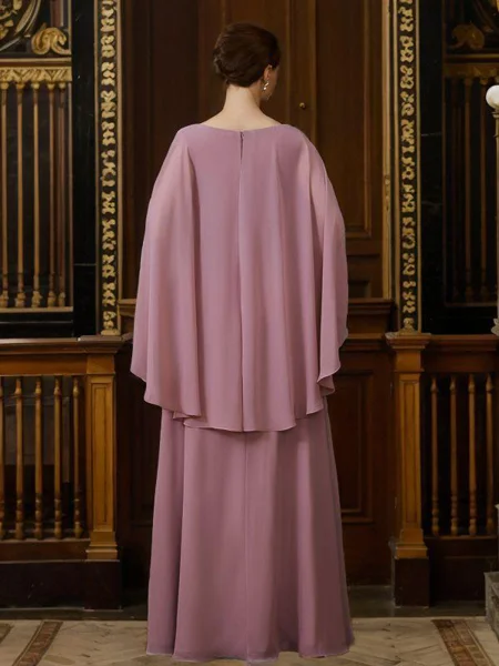 A-Line/Princess Chiffon...