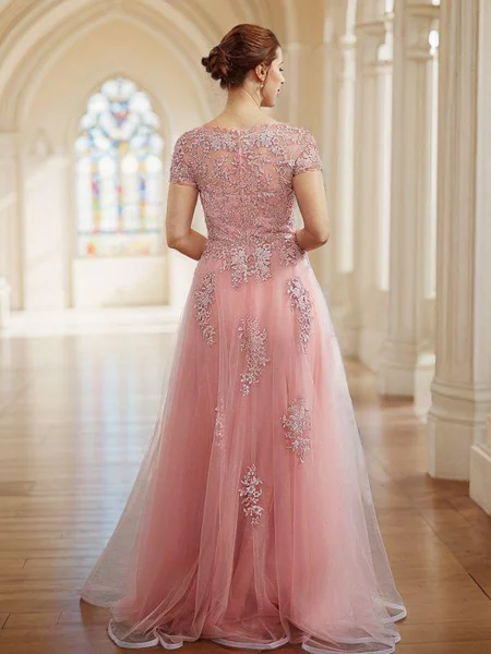 A-Line/Princess Tulle...