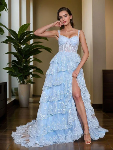 A-line Off-the-Shoulder...