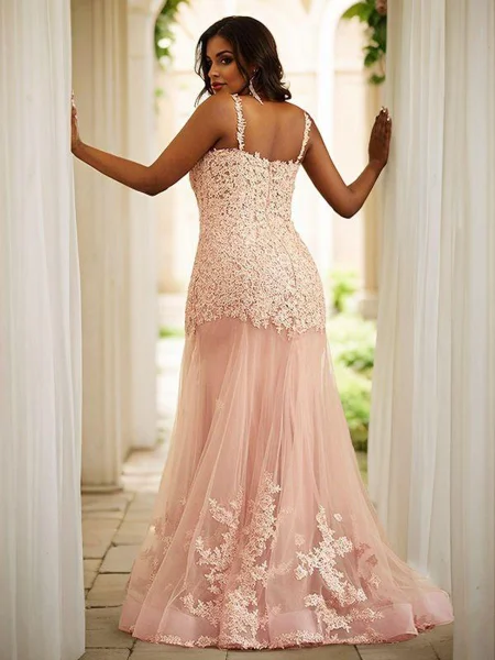 Sheath/Column Tulle...