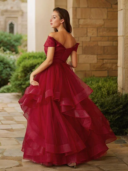 A-Line/Princess Tulle...