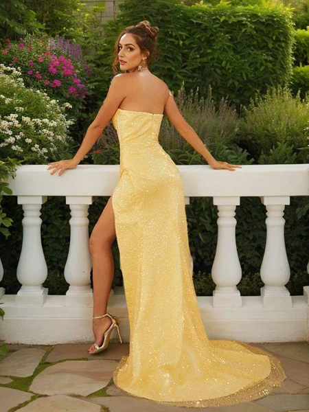 Sheath/Column Satin Ruched...