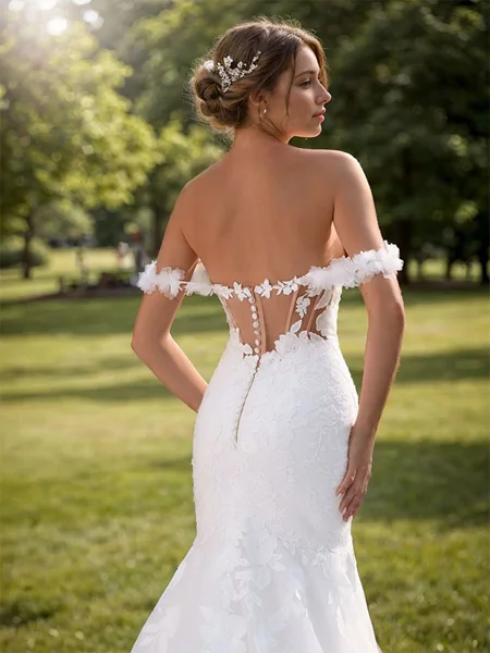 Mermaid Tulle Appliques...