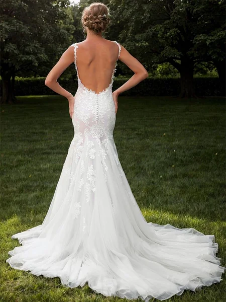 Mermaid Tulle Appliques...