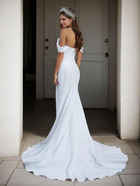 Sheath Off-the-Shoulder...