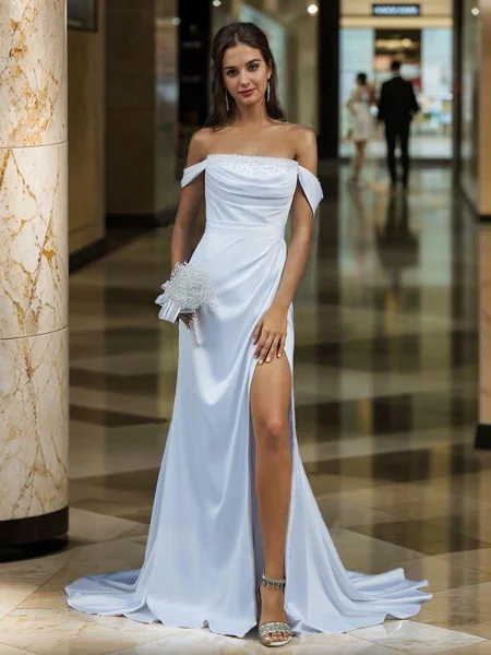 Sheath Off-the-Shoulder...