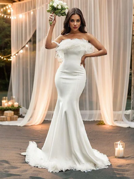 Trumpet/Mermaid Strapless...