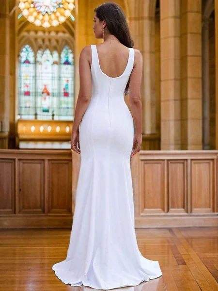 Sheath/Column Stretch Crepe...