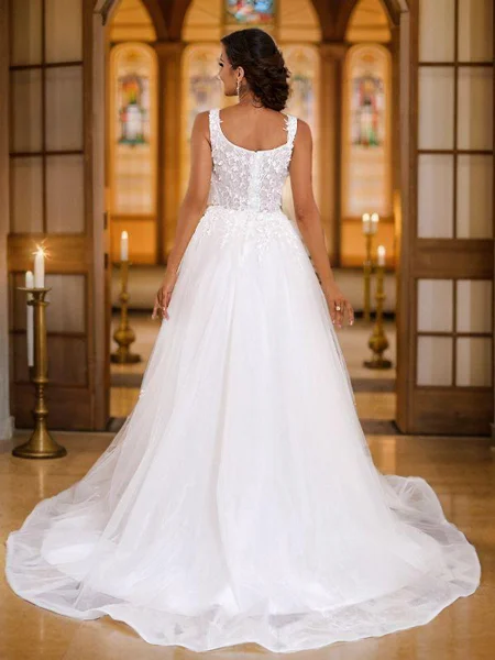 A-Line/Princess Organza...