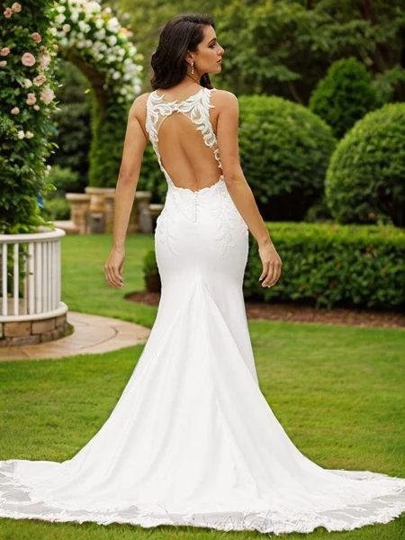 Sheath/Column Stretch Crepe...