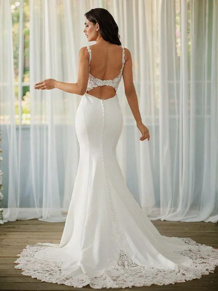 Sheath/Column Stretch Crepe...