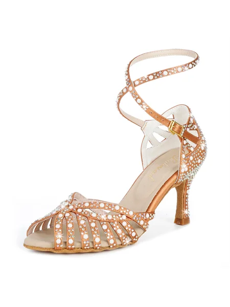 Women's Satin Peep Toe With...