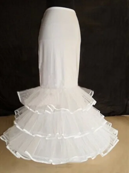 Tulle Trumpet/Mermaid 3 Tier Floor-Length Wedding Petticoats