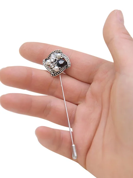 Delicate Free-Form Imitation Pearl Boutonniere(Sold in a single piece)