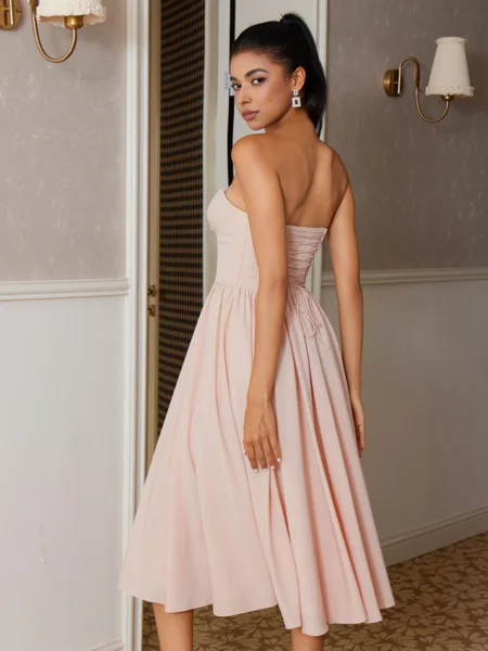 A-line Sweetheart Bow...