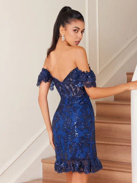 Sheath Off-the-Shoulder...