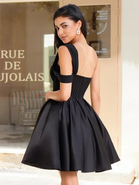 Ball-Gown One-Shoulder...