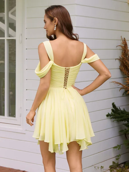 A-line Cold Shoulder...