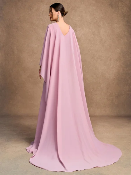 Sheath/Column Chiffon...