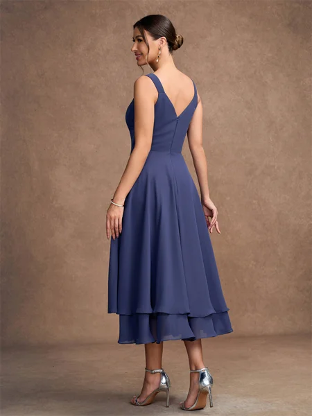 A-Line/Princess Chiffon...