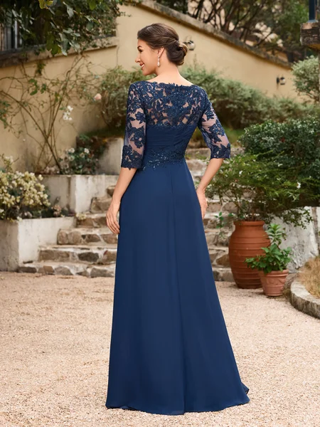 A-Line/Princess Chiffon...