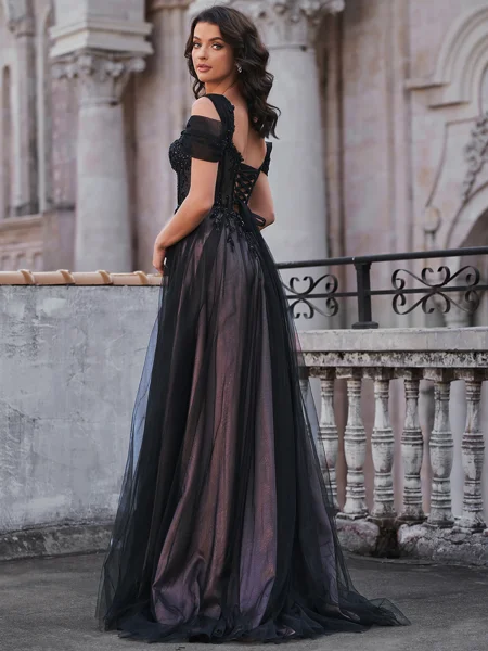 A-line Cold Shoulder...