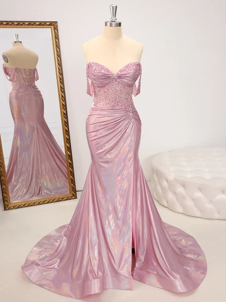 Sheath Off-the-Shoulder...