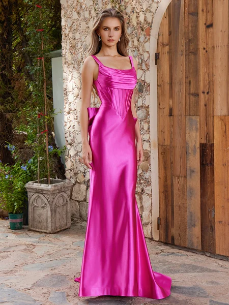 Sheath Straps Bow Sweep...