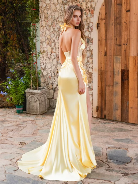 Sheath Halter Bow Sweep...