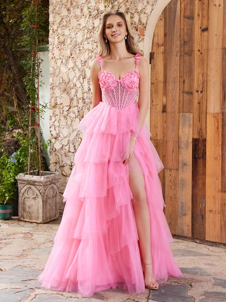 A-line Straps Cascading...