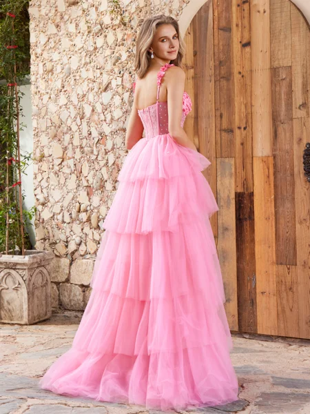 A-line Straps Cascading...