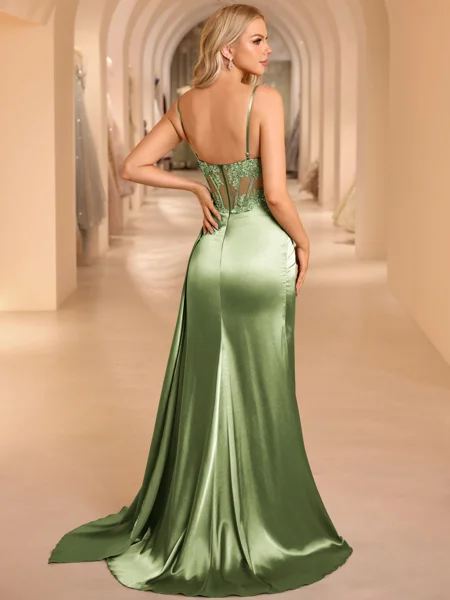 Sheath Spaghetti Straps...