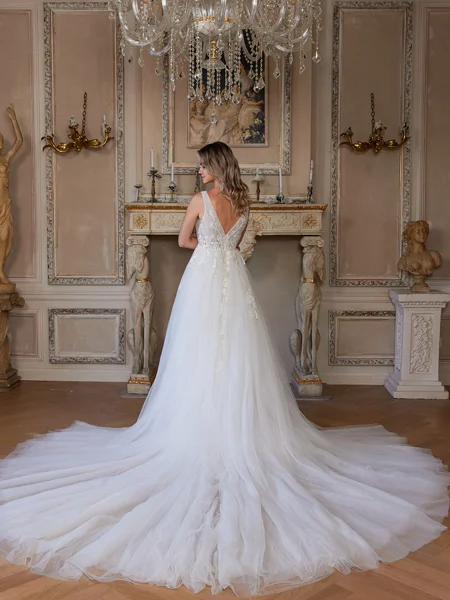 A-Line/Princess Tulle...