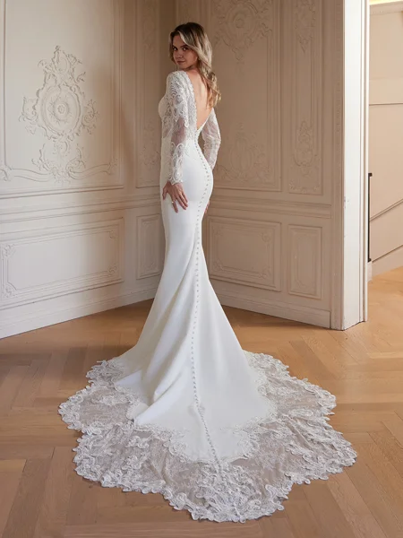 Sheath/Column Stretch Crepe...