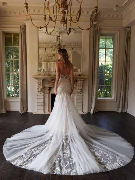 Trumpet/Mermaid Tulle Lace...