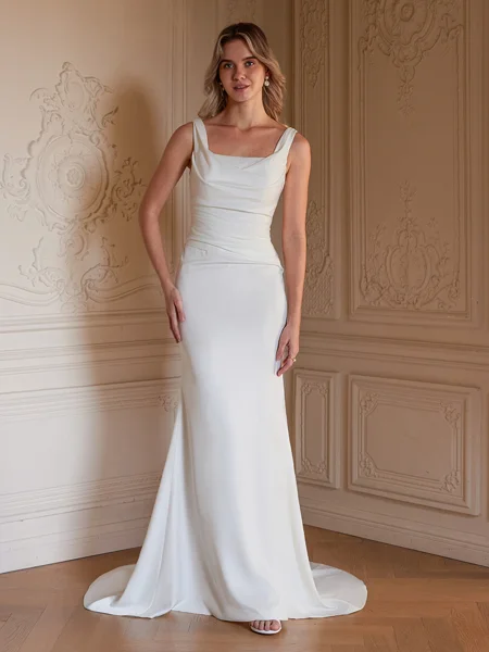 Sheath/Column Charmeuse...