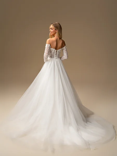 A-line Off-the-Shoulder...