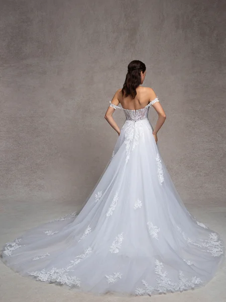 A-line Off-the-Shoulder...