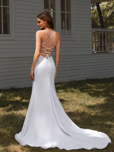 Sheath Spaghetti Straps...