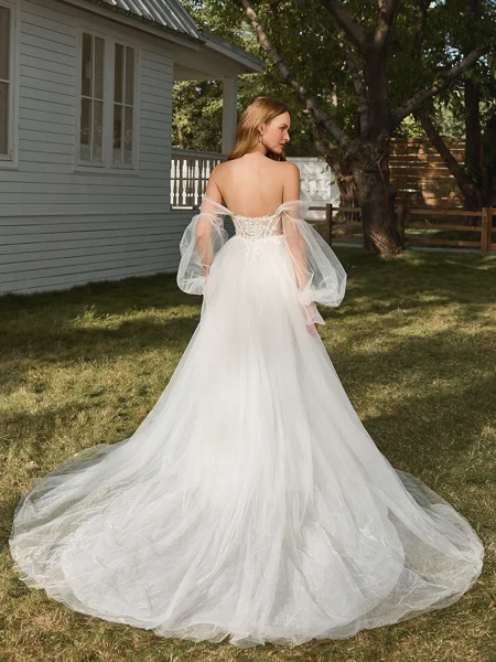 A-line Off-the-Shoulder...