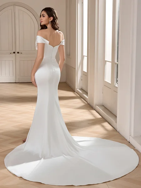 Sheath Off-the-Shoulder...