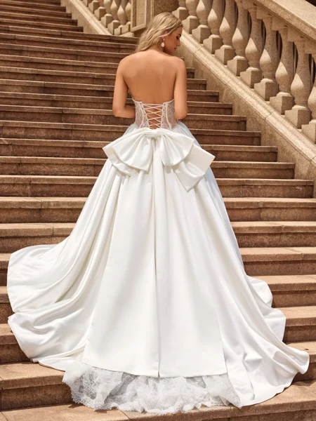 Ball Gown Satin Sweetheart...