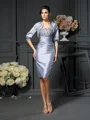 Taffeta 1/2 Sleeves Special Occasion Wrap