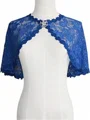 Elegant Lace With Rhinestone Shawl