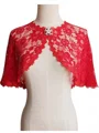 Elegant Lace With Rhinestone Shawl