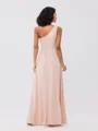 A-Line/Princess Jersey Ruffles One-Shoulder Sleeveless Floor-Length Bridesmaid Dresses